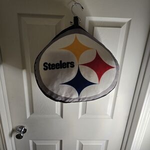 Steelers Logo Cushion with Multicolor Design